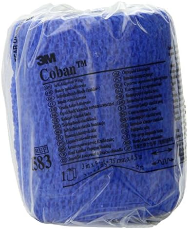 3M Compression Bandage Coban NonWoven Material / Elastic Fibers 3 Inch x 5 Yard NonSterile (1583B) - 1/Roll