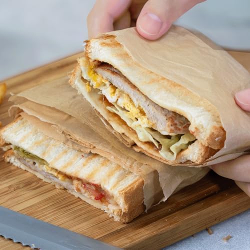 Karat [4,000 ct] 14"x14" Deli Paper Sheets | Kraft Grease-Resistant Wrapping Paper | Ideal for Medium-Sized Sandwiches, Pastries, and Meal Baskets