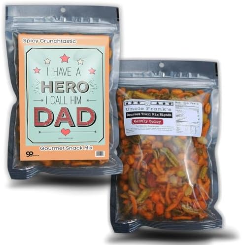 Hero Called Dad Snack Mix - Delight Crunchy Nuts - Father's Day Gift - Irresistible Blend for Dads with a Taste for Adventure