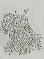 Silver Pearl Sugar Sprinkles 3.53 oz, 7mm Candy Pearls Ideal for Baking, Cake and Cupcake Toppers, Cookie Decoration, Ice Cream Topping, Wedding Shower Valentines Halloween Christmas