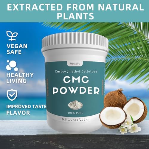 9.6 oz CMC Powder, 100% Pure, Premium CMC Powder for Fondant, Ice Cream, Cake, Yogurt, Candy and More