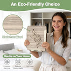 BoxLegend Shirt Folder Wooden Clothes Folding Board - No Bend, Gentle on Clothes, Eco-Friendly Laundry Folder for T Shirts, Pants, Sweaters & Delicates, Light Gray