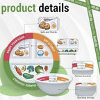 4 Pcs Portion Control Plates & Bowls Set (9 Inch), Self-Measuring for Weight Loss, Gastric Bypass, LapBand, Diabetes, & Healthy Diets, Divided Nutrition Plates for Adults & Children
