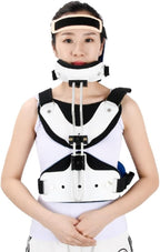 Head Neck Chest Orthosis Arthritis Acute Pain Surgery Fractures Cervical Vertebra Rehabilitation Support for Post Trauma Adjustable Head Neck Chest Thoracic Halo Fracture Fixation