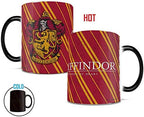 Morphing Mugs Harry Potter – Gryffindor - Hogwarts House Crest - One 11 oz Color Changing Heat Sensitive Ceramic Mug – Image Revealed When HOT Liquid Is Added! MMUG593