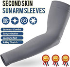 GOUNOD Sun Protection Cooling Arm Sleeves with Thumb Holes - Gardening Outdoors Sports Workouts Sunscreen Arm Sleeves