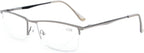 Eyekepper Quality Half-Rim Reading Glasses Readers with Spring Hinges for Women Men