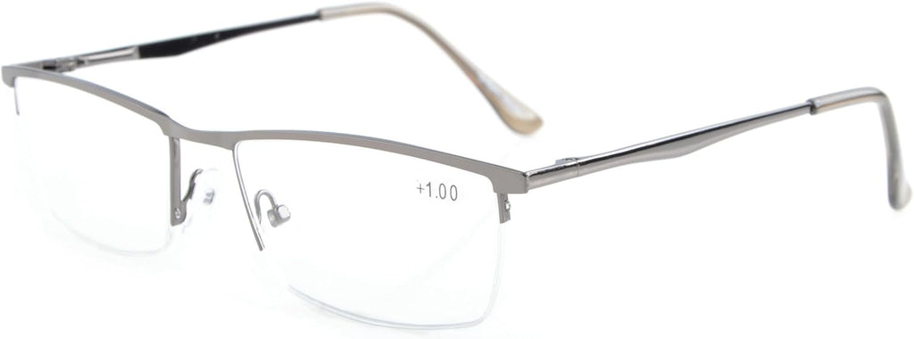 Eyekepper Quality Half-Rim Reading Glasses Readers with Spring Hinges for Women Men