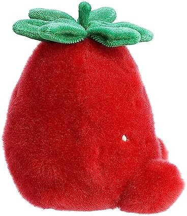 Aurora® Adorable Palm Pals™ Juicy Strawberry™ Stuffed Animal - Fun Collectible Plush for Kids and Adult Collectors - Perfect for Decorating Rooms and Birthday Gifts - Red 4.5 Inches