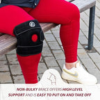 KARM Plus Size Knee Brace for Women & Men Plus Size - Adjustable Copper Knee Support Brace for Meniscus Tear, Arthritis Pain, Compression with Side Stabilizers - Obese People (XL/XXL/3XL)