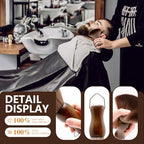 CGBARBER Barber Neck Duster Brush Wood Handle with Hook for Hair Cutting… (Neck brush+Black brush)For All Hair Type.