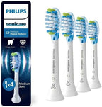 Philips Sonicare C3 Premium Plaque Defence Original Replacement Toothbrush Heads, White, 4-Pack, HX9044/87
