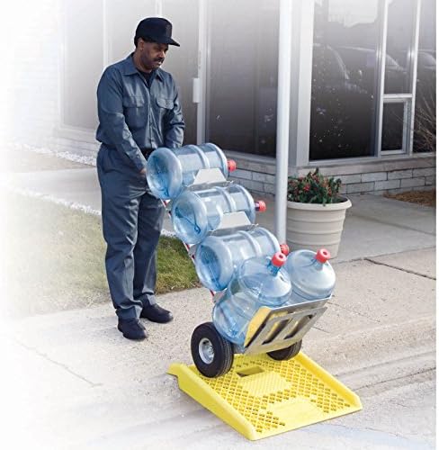 Magliner - PKR220 Yellow Plastic Curb Ramp
