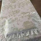 Massage Table Skirt with Hole,Beauty Massage Table Cover,Thickened Massage Linens, Massage Fitted Sheet, Massage Face Rest Cover with Hole,Sutiable for 75"X31.5" (Green)