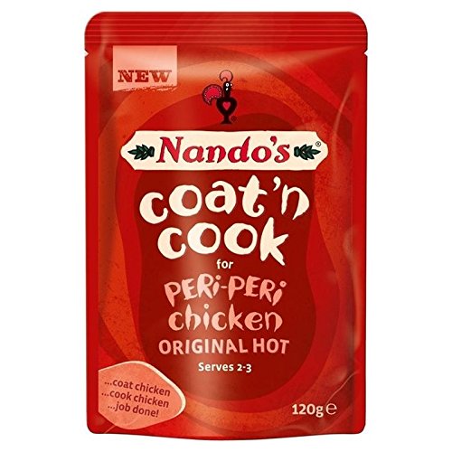 Nando's Coat 'n Cook Hot Peri Peri Marinade 120g - Pack of 6