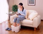 Japanese Foot Spa Bucket Foot Detox Massage Tub, White