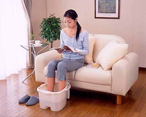 Japanese Foot Spa Bucket Foot Detox Massage Tub, White