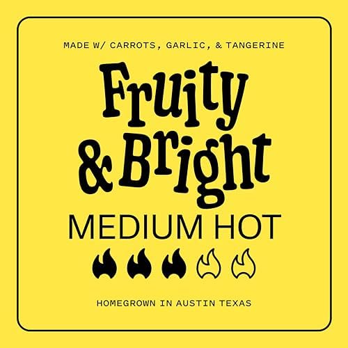 Yellowbird® Classic Habanero Hot Sauce 9.8 oz. Pantry Size (Medium Hot | 1 Bottle | Made in Texas)