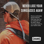 Chums Original Cotton Safety Eyewear Retaine-Unisex Keeper for Sunglasses-Adjustable Fit & Made in USA (Standard-End Size)