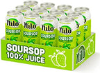 NILO Soursop Juice | 100% Real Guanabana Soursop Graviola | NO Sugar added | NOT From Concentrate | 10.8 oz (Pack of 12)