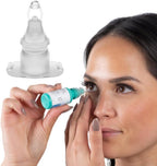 Eye Drop Assist Device – Mess-Free Eyedrop – No Head Tilt, Less Flinching, and Comfortable use - Compatible with Most Bottles - Eyedropper Dispenser (1-Pack)