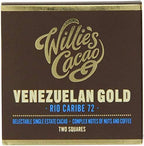 Willie's World-Class Cacao Venezuelan Gold Rio Caribe 72 50g