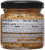 Mantova Chopped Garlic in Oil, 3 oz (85g),- Pack of 3, Product of Italy – Ready to Use Minced Garlic for Cooking, Pasta, Sauces & Marinades – Glass Jar, All-Natural, Non-GMO, Gluten-Free, Cholesterol-Free, Vegan-Friendly