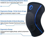 Nvorliy AquaFlex Pro Knee Brace, Compression Knee Sleeve for Swimming, Aquatic, Sailing, Scuba Diving, Surfing, Paddle Boarding, Kayaking & Injury Recovery – Supports Women & Men