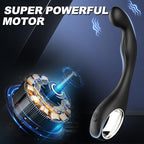 Prostate Vibrator with 10 Vibration Modes, Male Prostate Massager & Women G Spot Vibrator, Vibrating Butt Plug Dildo with Hollow Ring Design, Anal Toys Stimulator for Couple, Waterproof Sex Toy, Black
