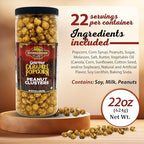 Stonehedge Farms Gourmet Peanut Caramel Popcorn Clusters | 20 oz Reclosable Container | Mix Of Carmel Pop Corn, Peanuts, and Butter Toffee | Holiday Snack Gift