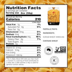 Garofalo - Premium Durum Wheat Semolina Farfalle Pasta, Italian Made, Bronze-Drawn, Al-Dente, One-Ingredient Pasta (2 pack)