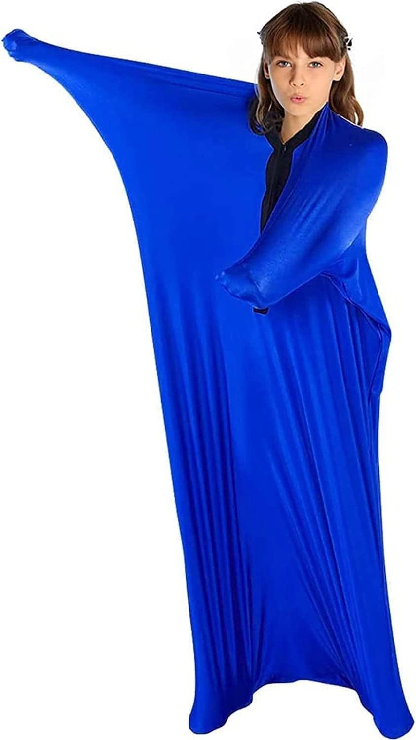 Body Sock Sensory Sox Pink Full Body Sock Adult Sensory Sack Large56''HX28''W, Good for Height:55"-63"(Dark Blue,Medium/M)
