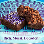 On Occasion Chocolate Brownies Individually Wrapped – Fudge Dessert Easter Brownies Gift Basket – Gourmet Fresh Baked Treats – Premium Bakery Selection Easter Gifts for Men & Women (8 Count)
