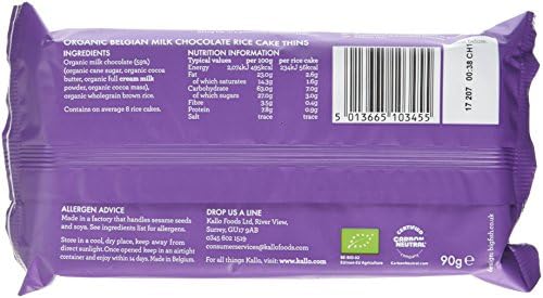 Kallo - Belgian Milk Chocolate Organic Rice Cake Minis - 90g