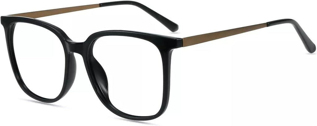 Firmoo Oversized Blue Light Blocking Glasses for Women/Men, Large Square Frame Computer Glasses for Screens