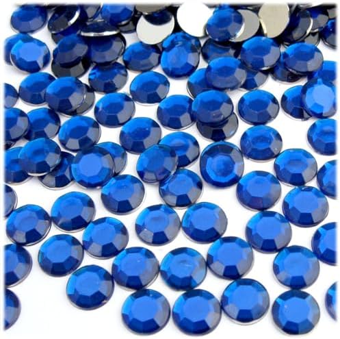 The Crafts Outlet 144pc Rhinestones Round 10mm - Purple Amethyst