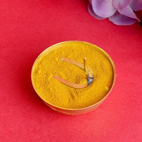 SATVIK Set of 2 - (25gmx2) Ashtagandha Chandan Tikka Powder | Traditional Kesar Tilak Roli for Pooja, Festivals & Ritual Use