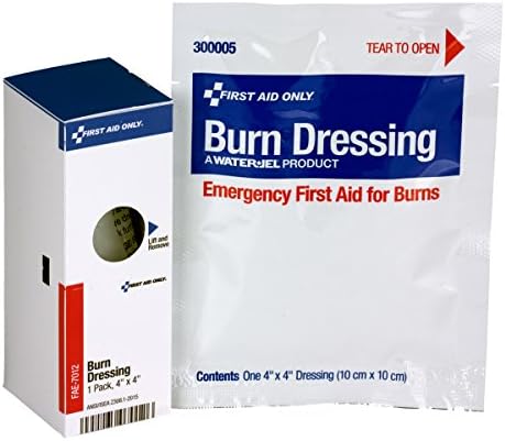 First Aid Only FAE-7012 Burn Dressing Burn Bandage Refill, 4" x 4", 1 Count