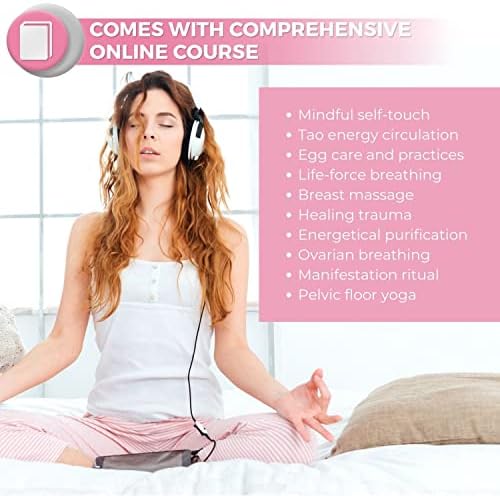 Obsidian Egg | Medium Jade Egg for Women | Huevo de Osidiana Negra with Drilled Hole | Kegel Exerciser, Pelvic Floor Muscle for Yoga & Massage - in Box with eCourse