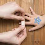 50pcs Glitter Star Breathable Care Patches for All Ages Lightweight Portable Flexible Comfortable Protection Scrapes