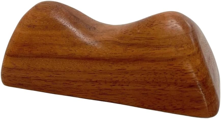 Wooden Acupressure Massage Tool – Handcrafted Thai Wood Therapy Stick for Back, Neck & Shoulder Pain Relief – Trigger Point Reflexology Wooden Massager (6.7 in)