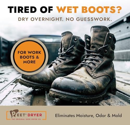 PEET, Original Dryer, Electric Shoe Dryer, Work Boots, Outdoor Gear, Athletic Gear, Silent,Energy-Efficient, Made in USA