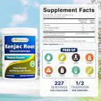 Best Naturals 2 Pack Konjac Glucomannan Root 1 Pound - 2000 mg per Serving - (Total 2 Pound)