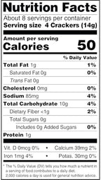 Carr's Table Water Crackers, Baked Snack Crackers, Party Snacks, 2 Flavor Variety Pack (4 Boxes)