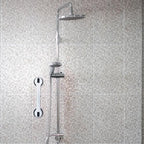 Relaxdays Suction Grab Handle, Shower & Bath, Max. Load 70 kg, for The Elderly, Disability Aid, 30x10x8.5cm, White/Black, 80% Plastic 20% Rubber, 30 x 10 x 8.5 cm