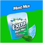 EXTRA Refreshers Mint Mix Gum, 3.21-Ounce 40-Piece Bottle (Pack of 6)