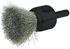 Weiler 10017 3/4" Crimped Wire End Brush, .006" Stainless Steel Fill, Made in the USA