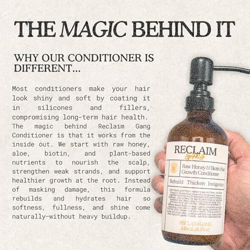 Thicker Hair Bundle– Advanced Formula + Raw Honey & Biotin Conditioner