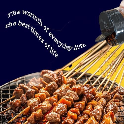 chinese skewer seasoning, Barbecue seasoning，100g - Healthy Natural Ingredients, Delicious Smoky Flavor, Convenient Dual Shaker - Perfect for Grilling, Skewers & Outdoor Cooking - Ideal for Families & barbecue Enthusiasts