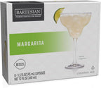 Bartesian Margarita Cocktail Mixer Capsules for Cocktail Machine – Home Bar Mixology Cocktails Mix Pod Capsule Set To Use With the Bartesian Cocktail Drink Maker Machine – Pack of 8